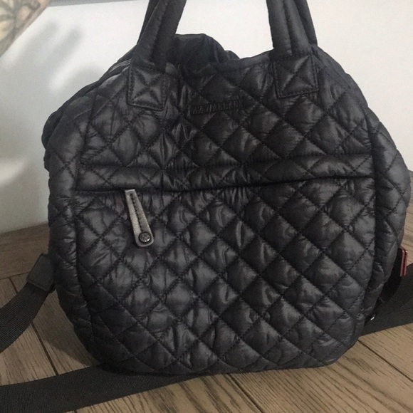 MZ Wallace Handbags - MZ Wallace Metro Drawstring Bucket Bag in Black